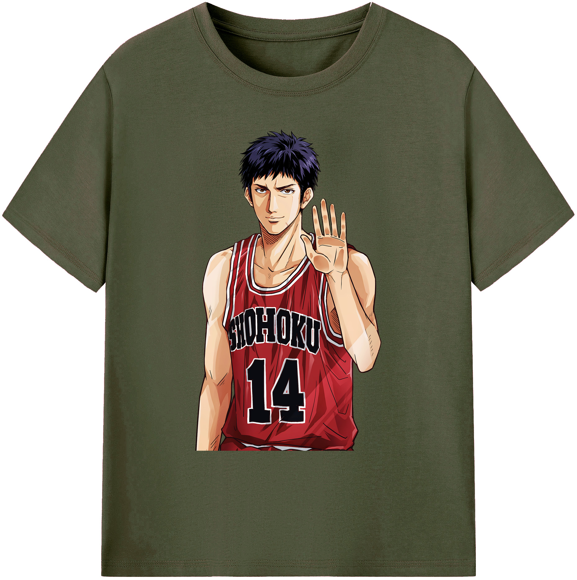 （画像用） SLAM DUNK／スラムダンク 綿100％ メンズ半袖Tシャツ｜肌触りやわらか＆通気性